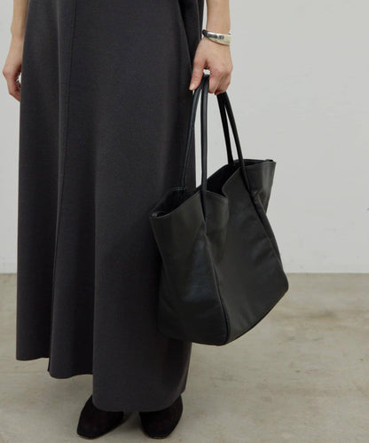 皺紋皮革托特包