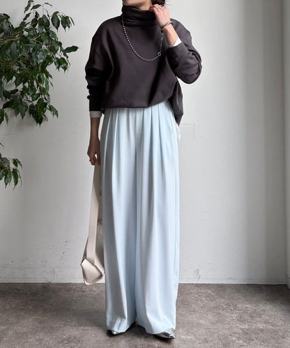 加絨高領套頭衫