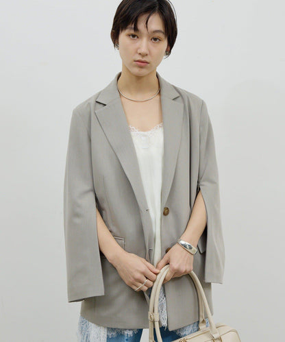 開叉袖西裝