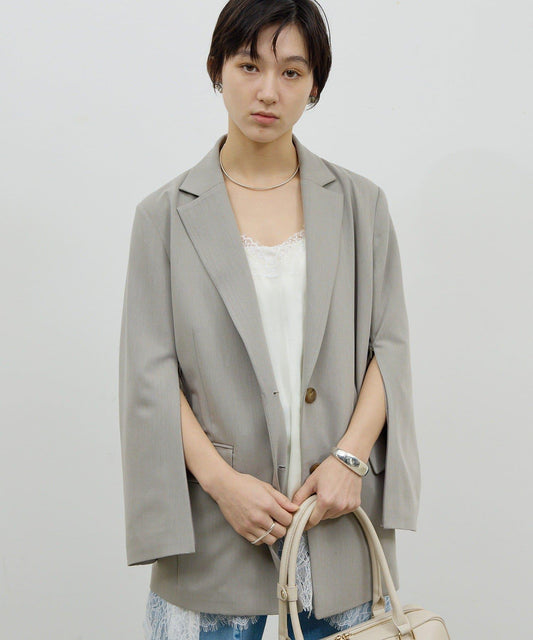開叉袖西裝