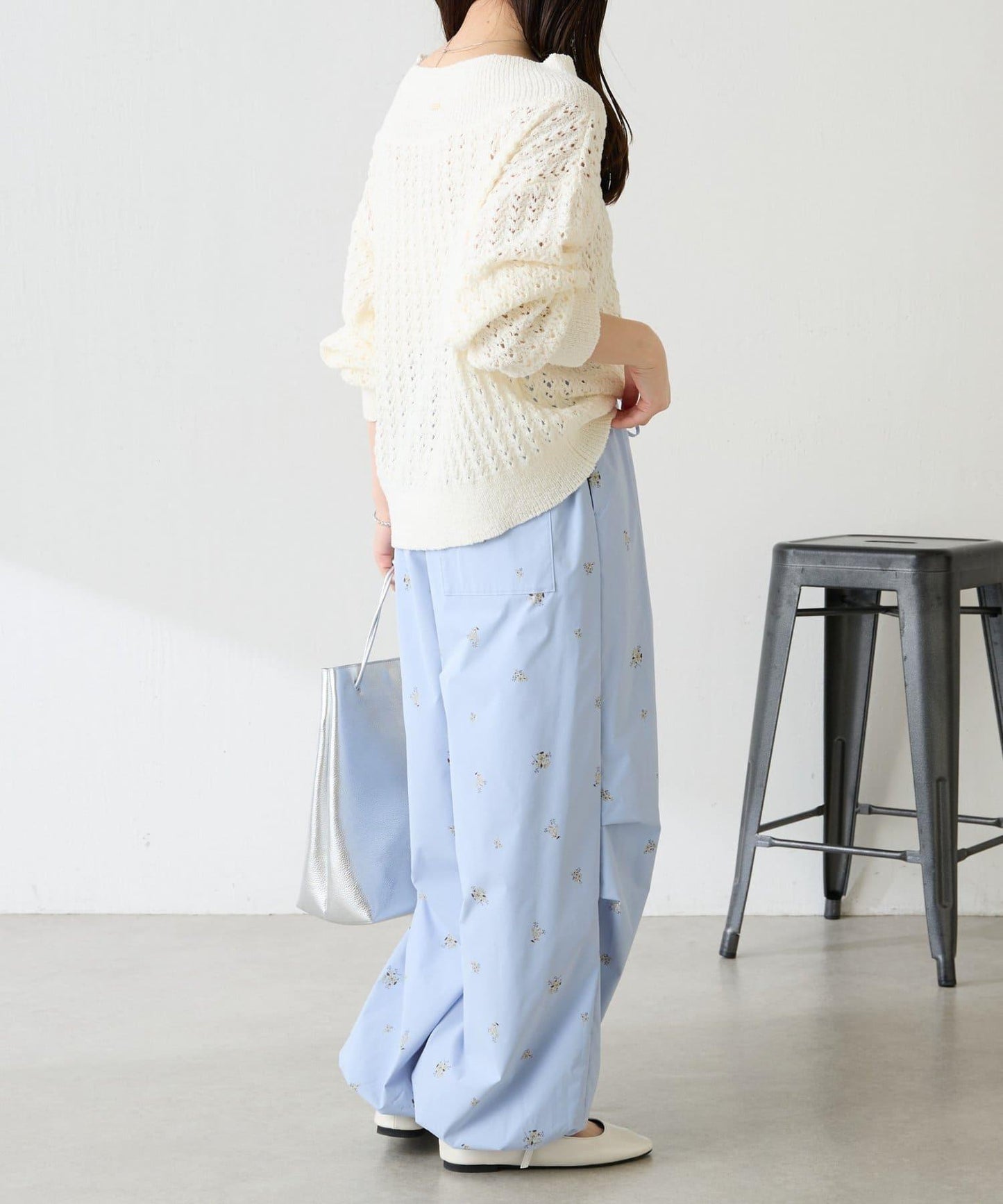 【可穿至春季】蕾絲拼接針織衫