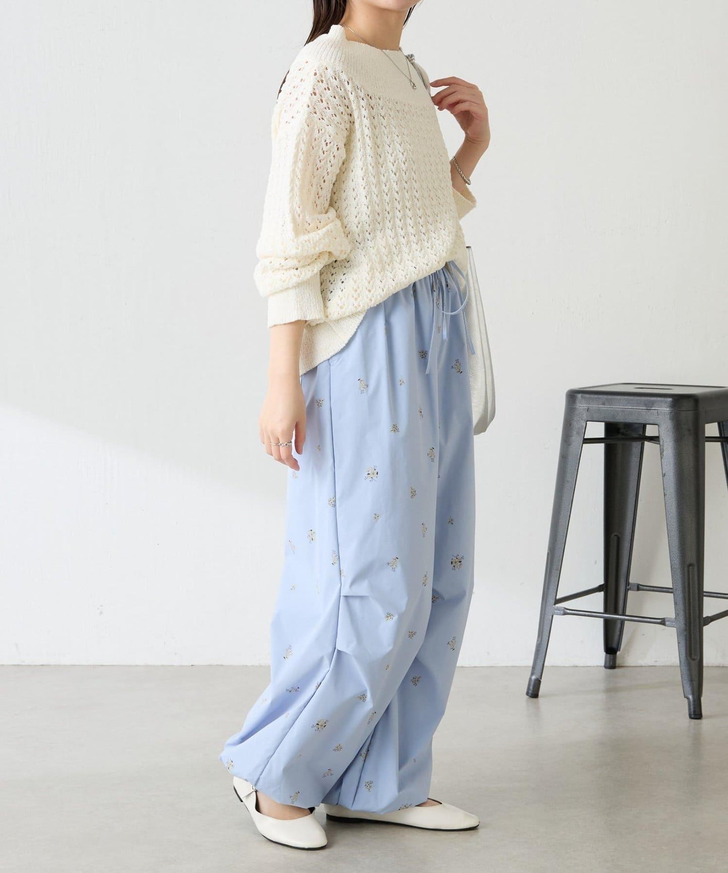 【可穿至春季】蕾絲拼接針織衫