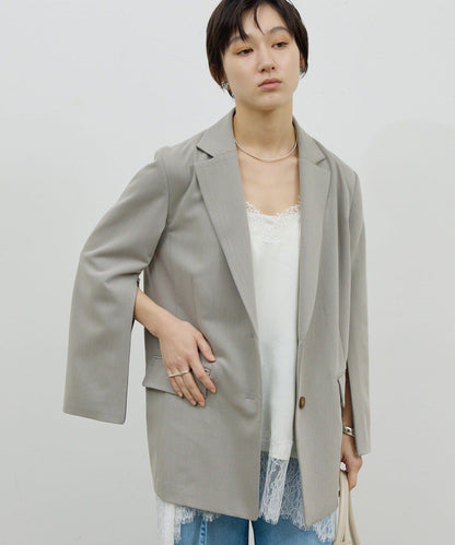 開叉袖西裝