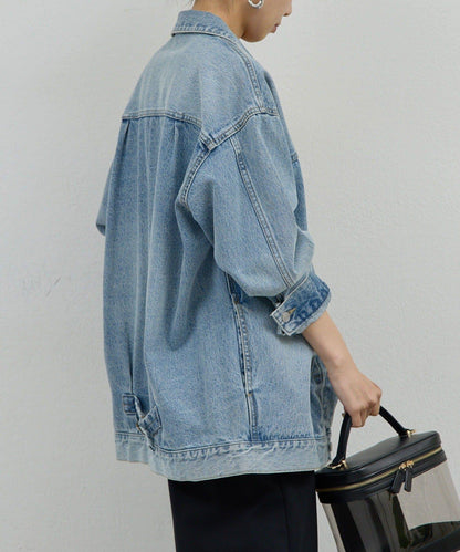 【近期開始】【有尺碼可選】寬鬆牛仔夾克