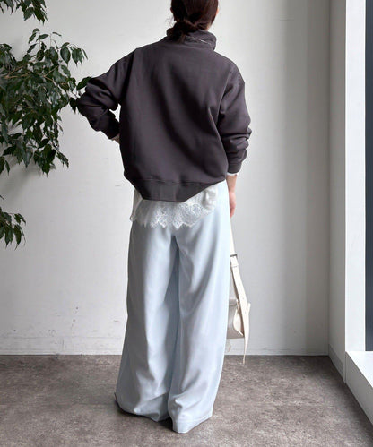 加絨高領套頭衫