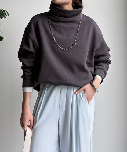 加絨高領套頭衫