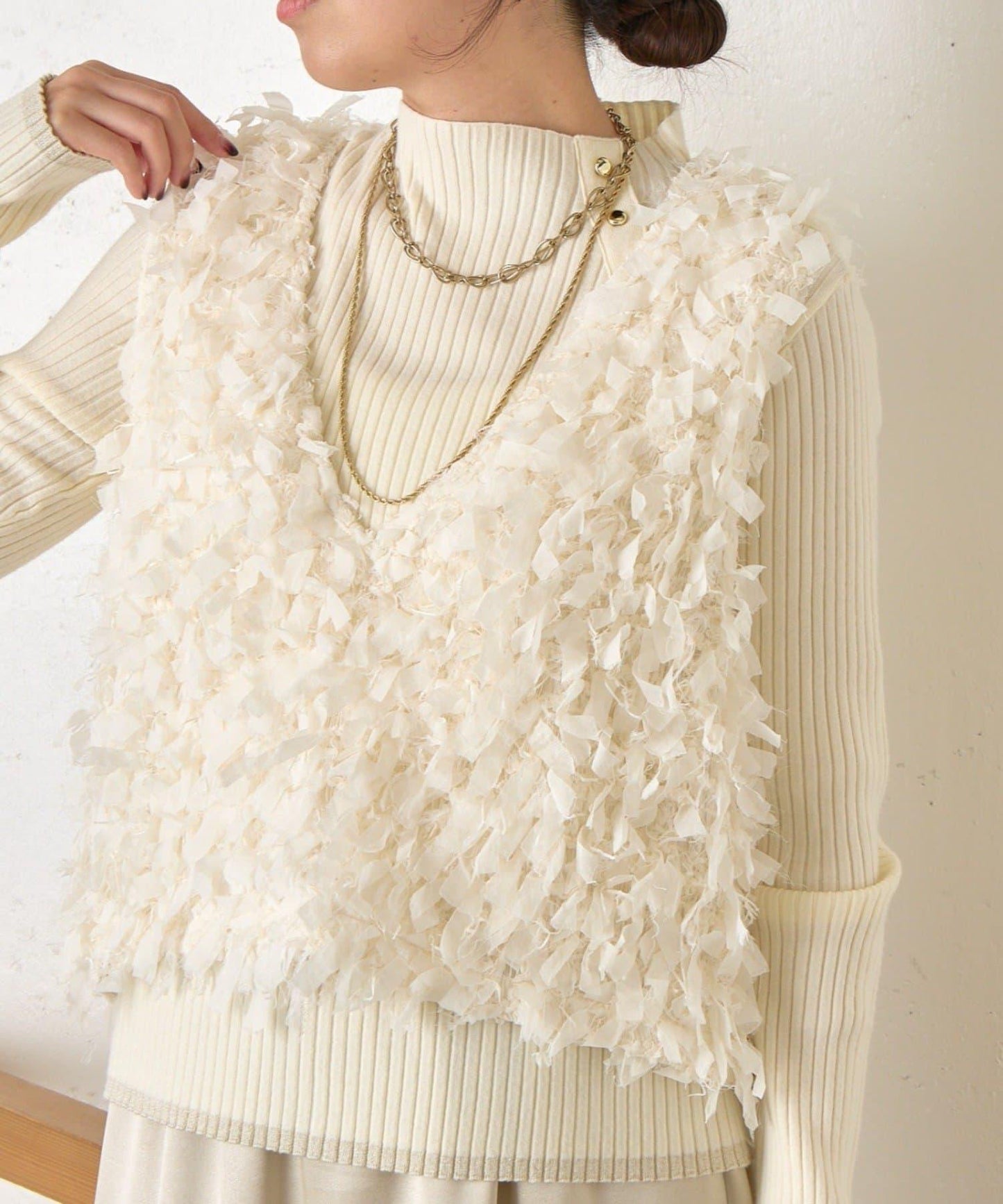 蝴蝶結流蘇馬甲