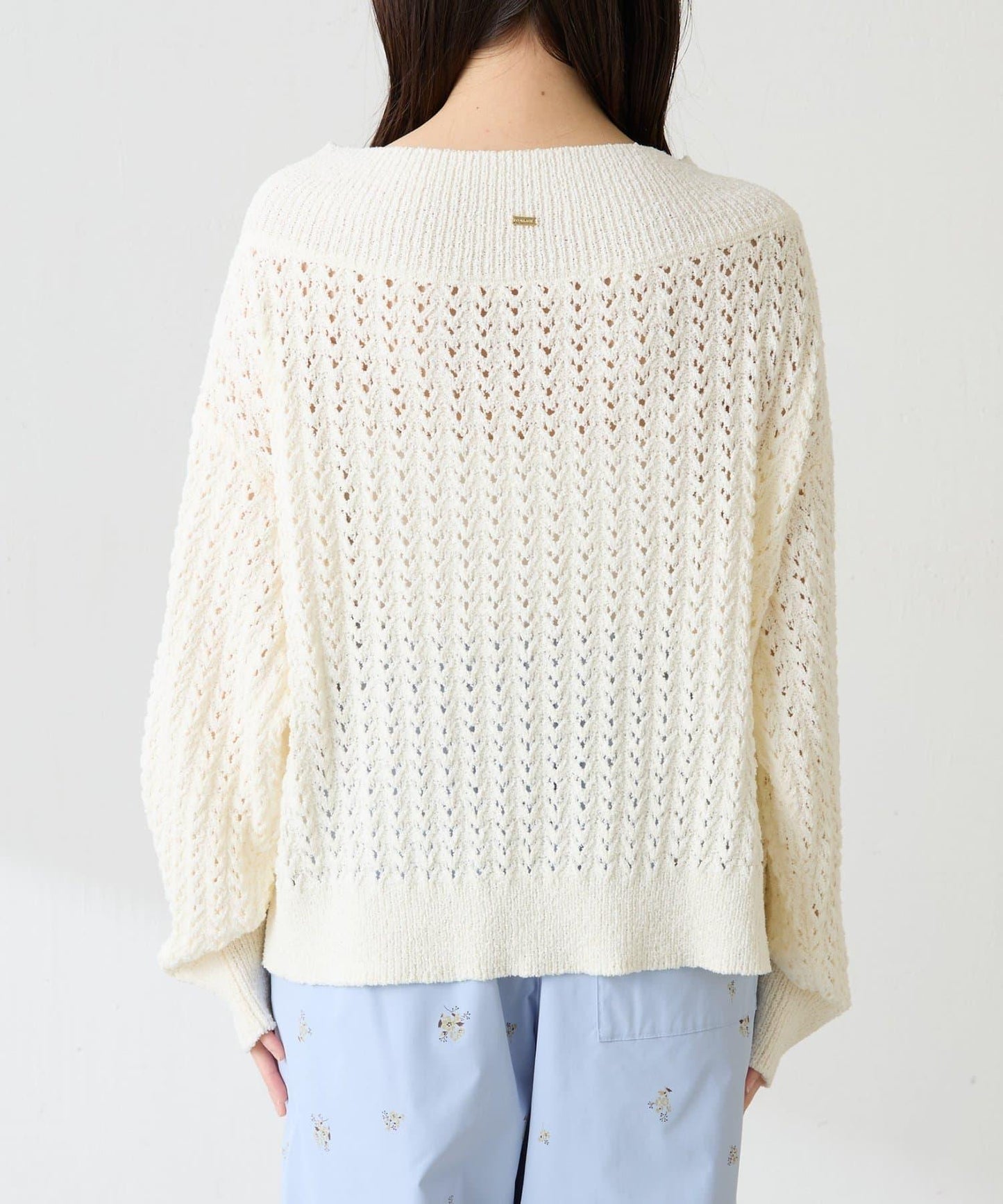 【可穿至春季】蕾絲拼接針織衫