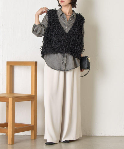 蝴蝶結流蘇馬甲