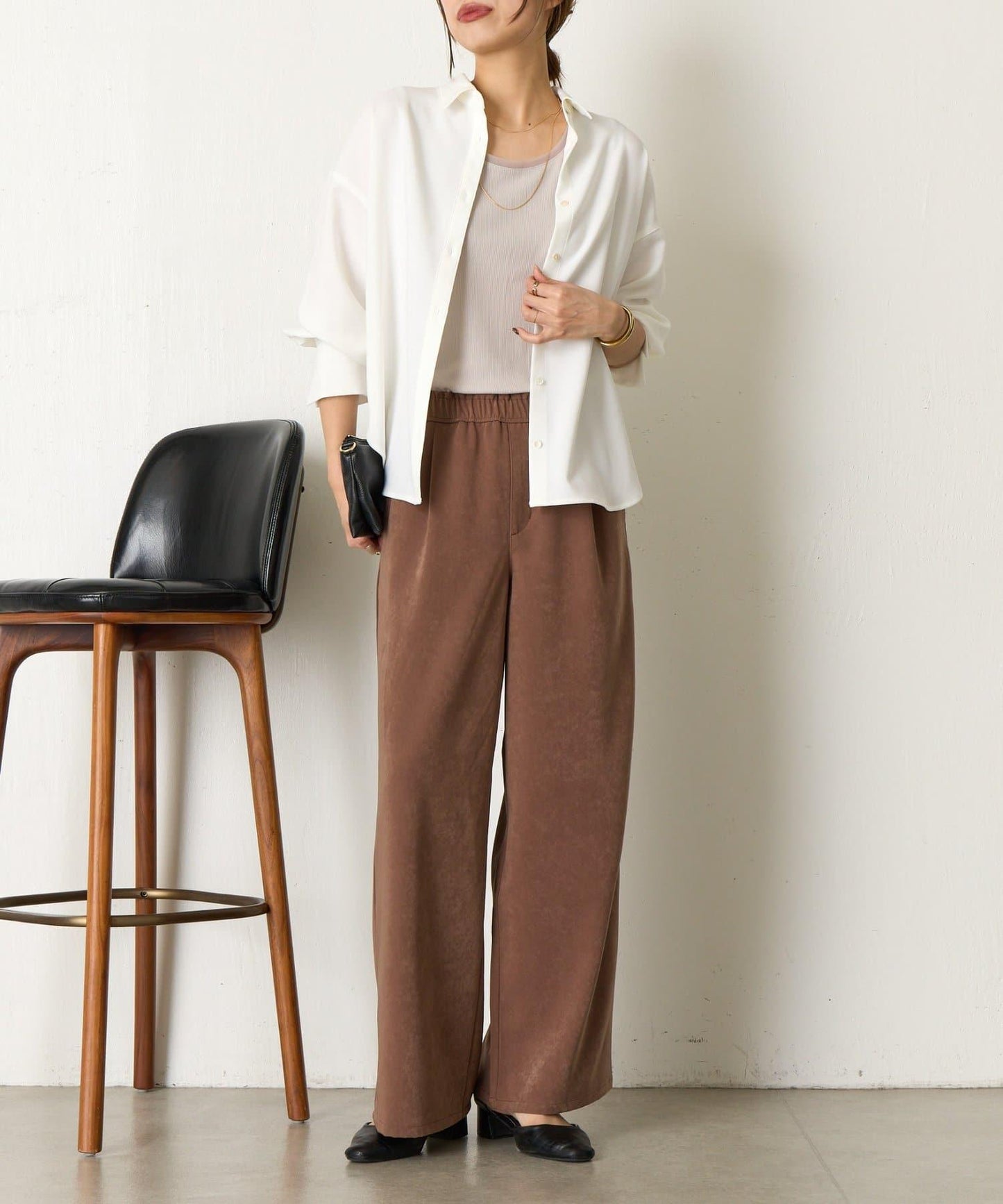 帶網紗拼接羅紋背心