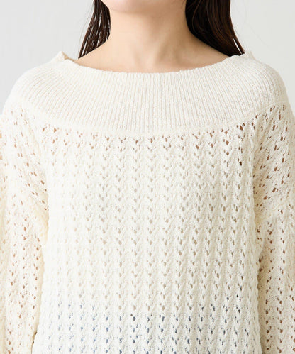 【可穿至春季】蕾絲拼接針織衫