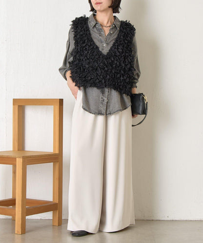 蝴蝶結流蘇馬甲