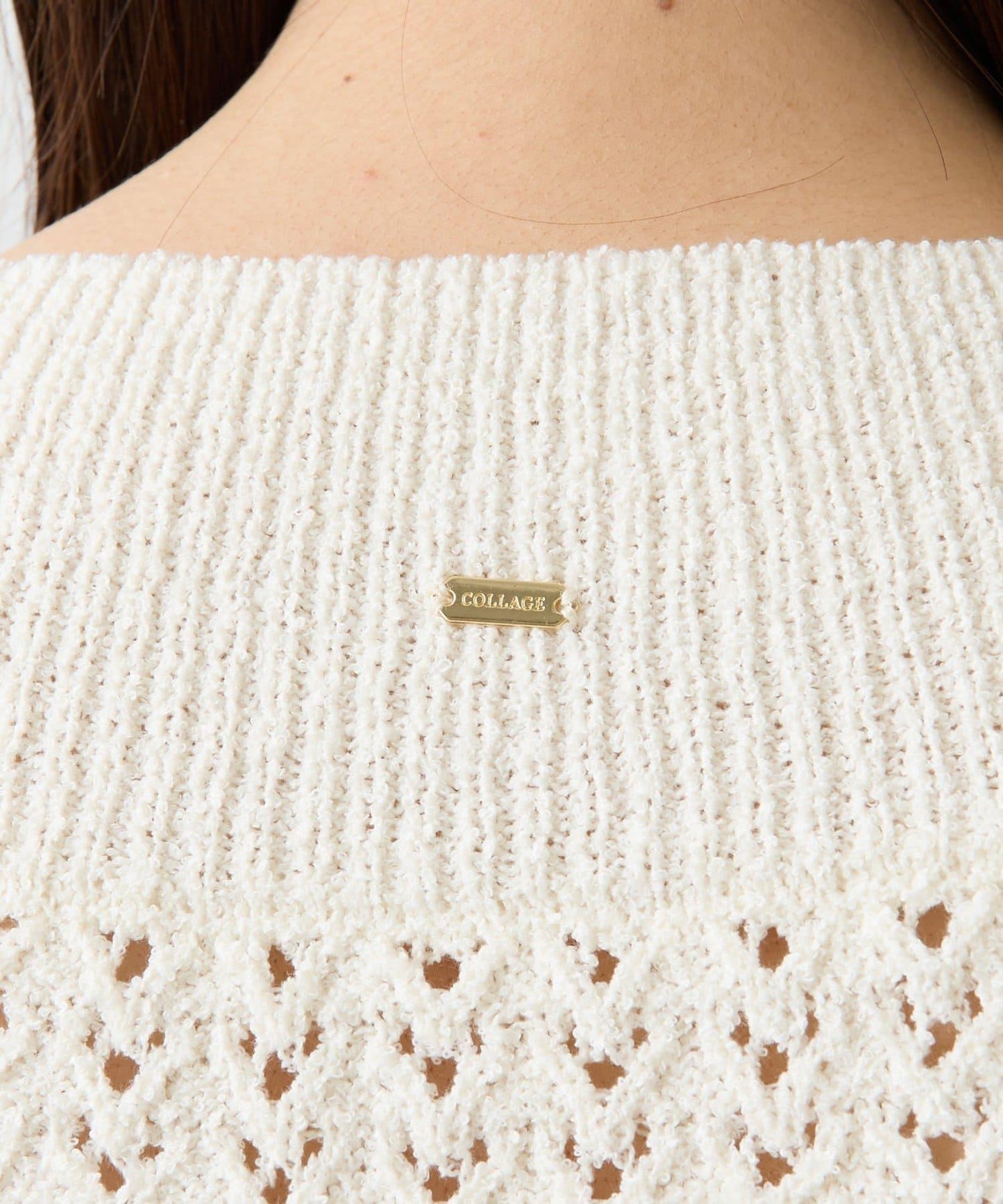 【可穿至春季】蕾絲拼接針織衫