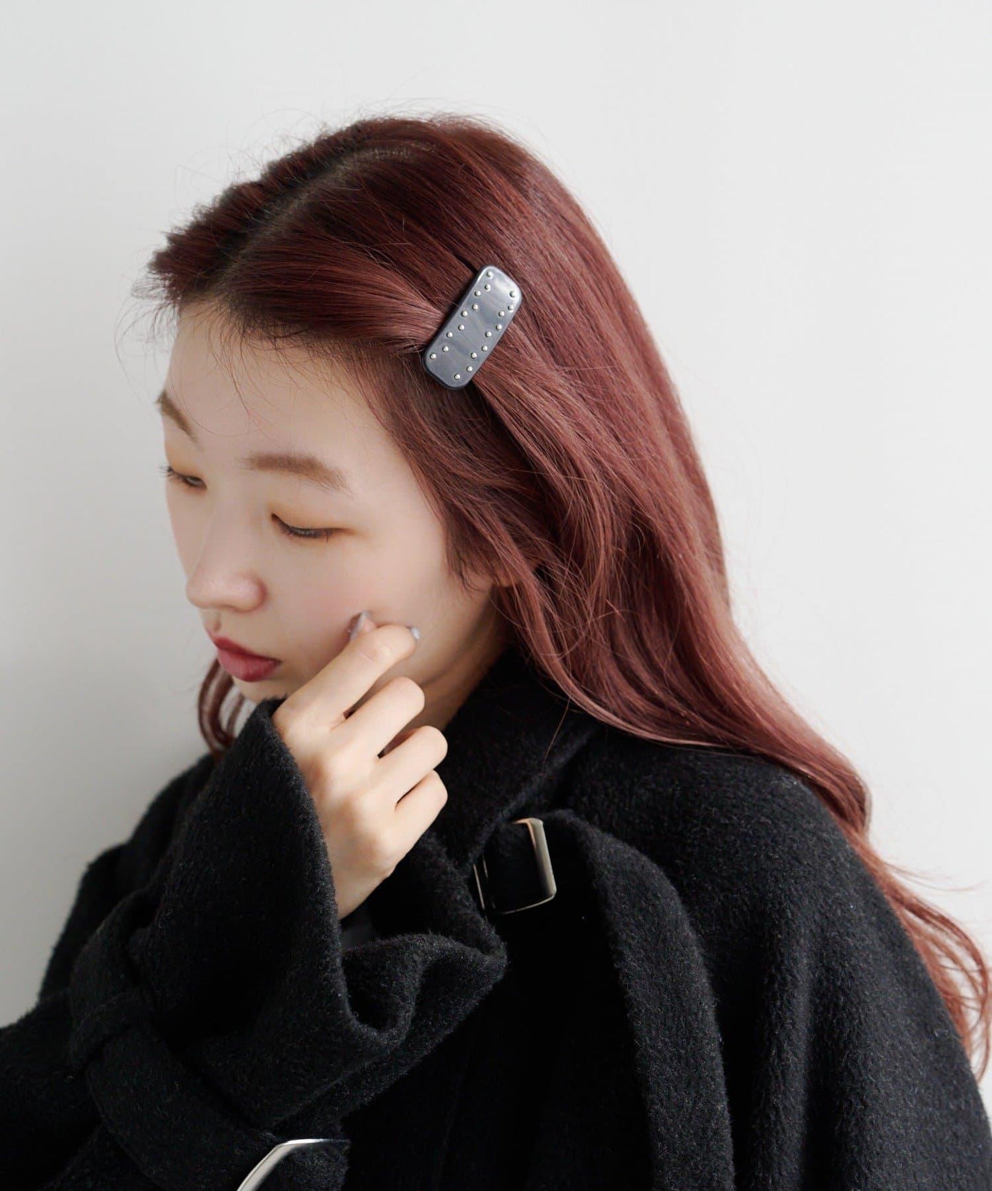 【fiw.】鉚釘迷你髮夾套裝