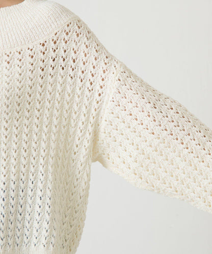 【可穿至春季】蕾絲拼接針織衫