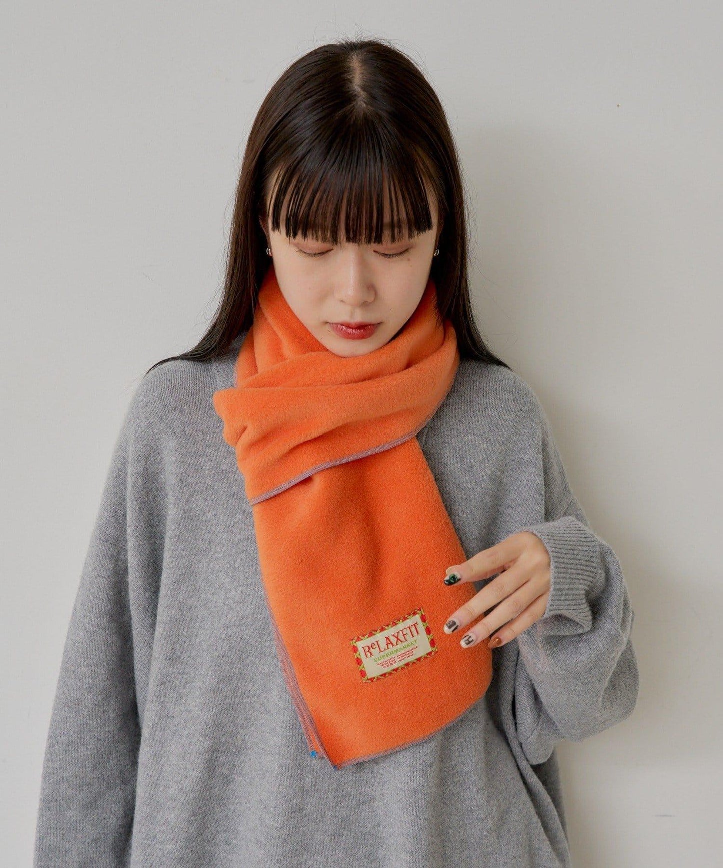 【SUPERMARKET】抓絨圍巾“ミネアポリス”