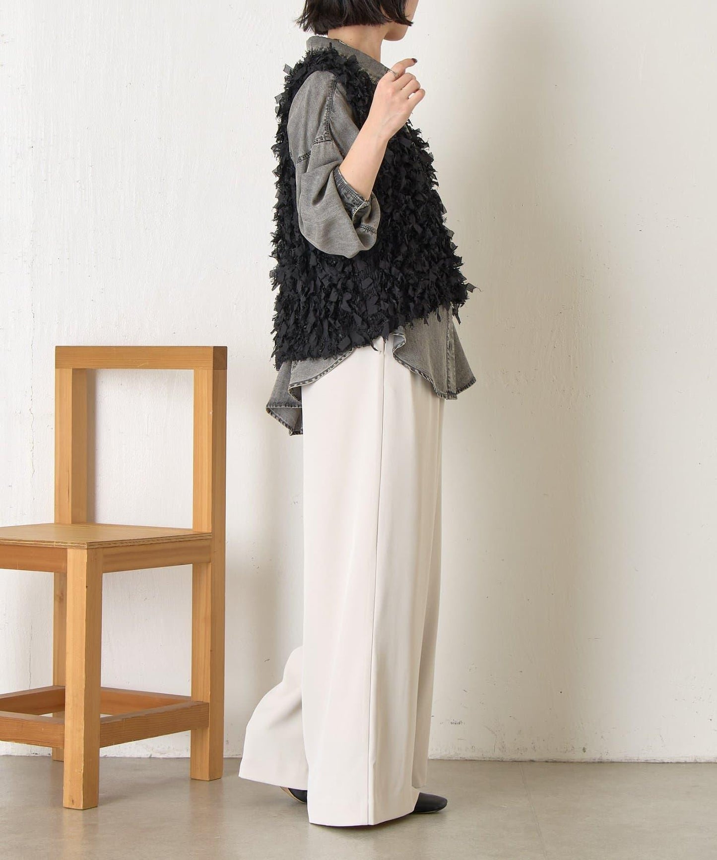 蝴蝶結流蘇馬甲