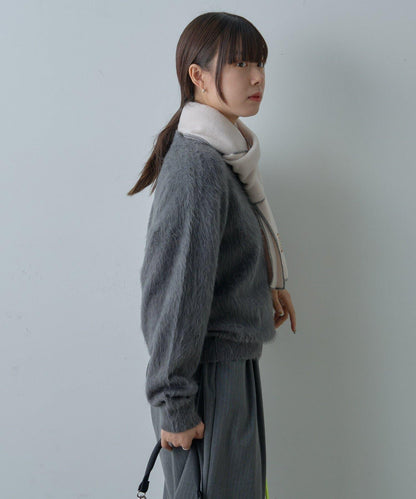 【WHIMSIC/2尺碼可選】安哥拉羊毛混紡長毛針織套頭衫