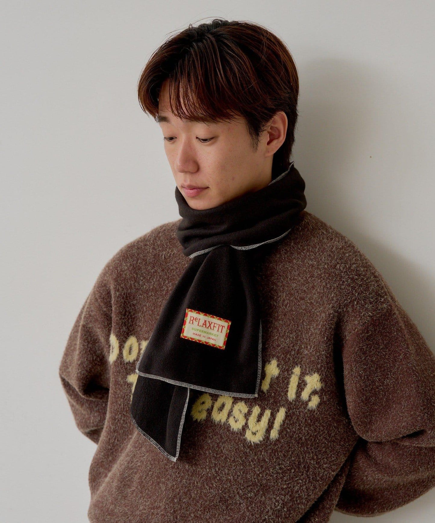 【SUPERMARKET】抓絨圍巾“ミネアポリス”