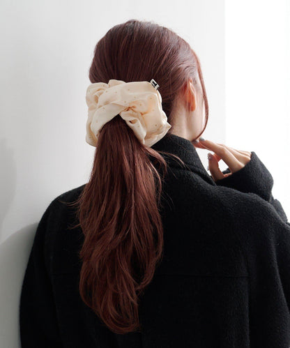 【fiw.】鉚釘緞面髮圈
