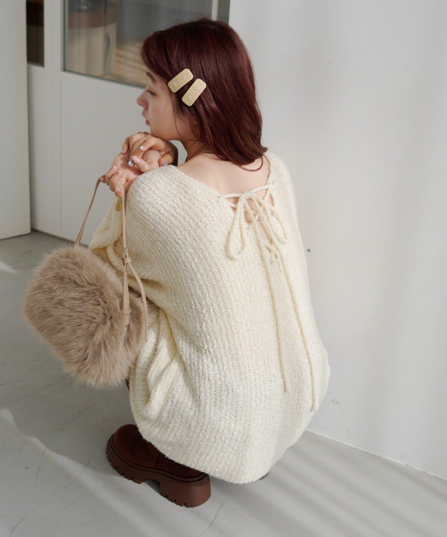 【fiw.】鉚釘迷你髮夾套裝