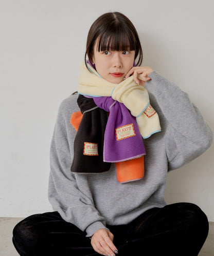【SUPERMARKET】抓絨圍巾“ミネアポリス”