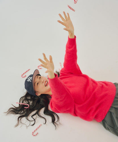 【WHIMSIC/2尺碼可選】安哥拉羊毛混紡長毛針織套頭衫