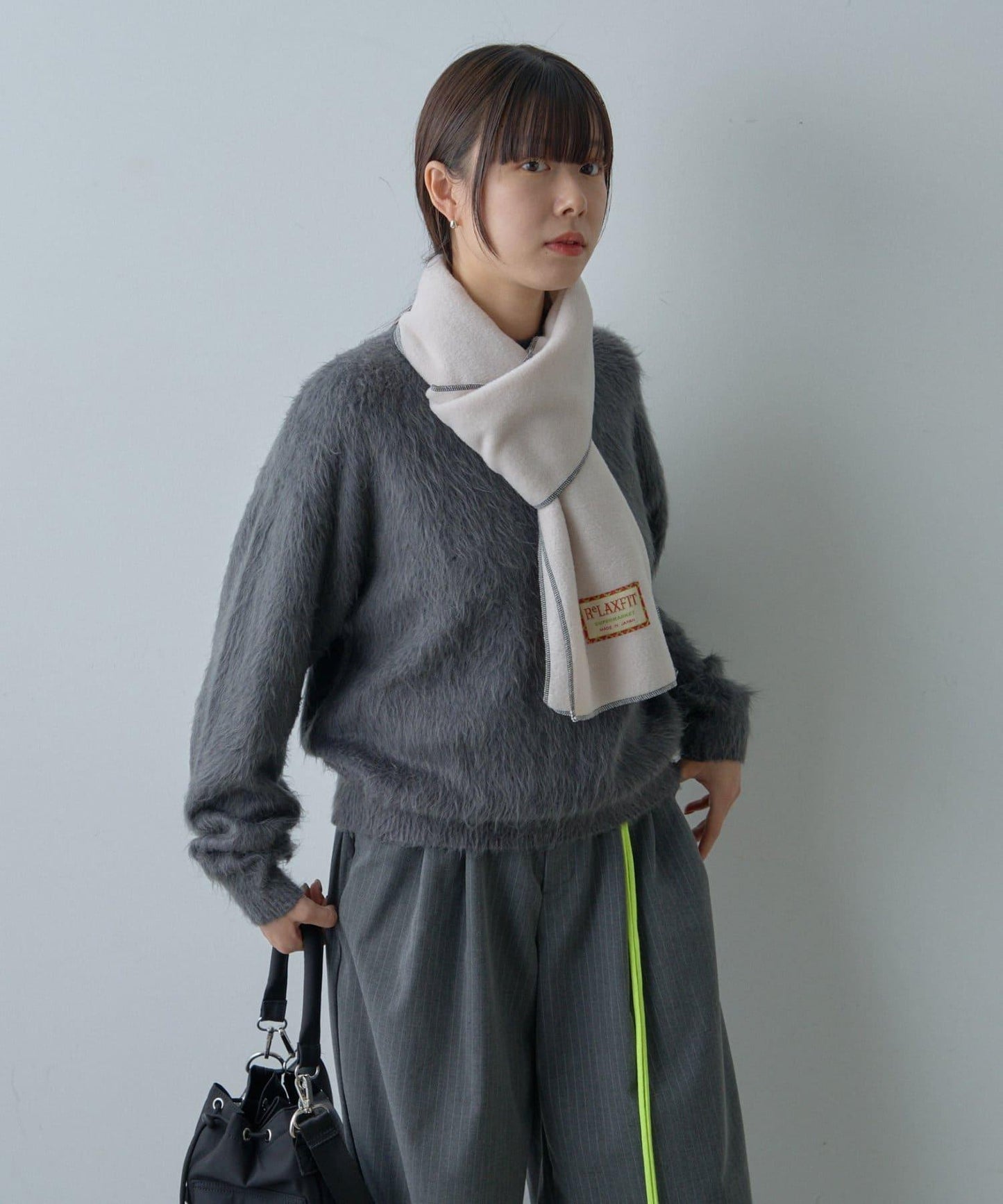 【WHIMSIC/2尺碼可選】安哥拉羊毛混紡長毛針織套頭衫