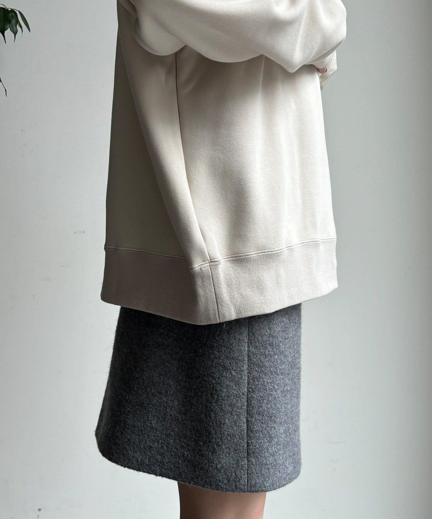 加絨高領套頭衫