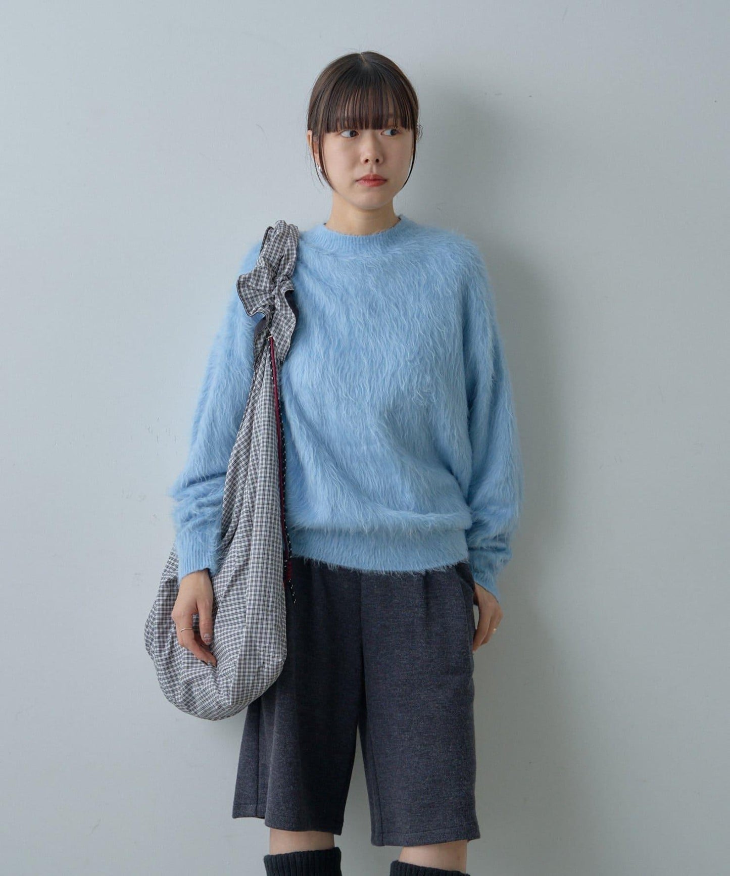 【WHIMSIC/2尺碼可選】安哥拉羊毛混紡長毛針織套頭衫