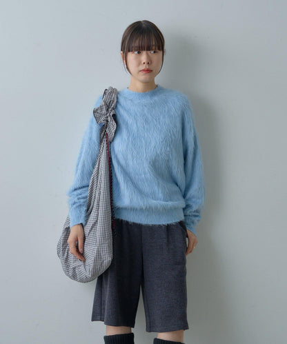 【WHIMSIC/2尺碼可選】安哥拉羊毛混紡長毛針織套頭衫