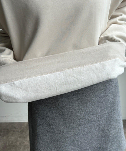 加絨高領套頭衫