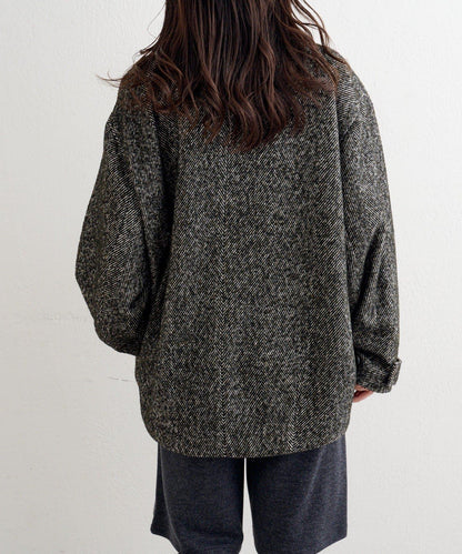 B 繭型西裝領大衣