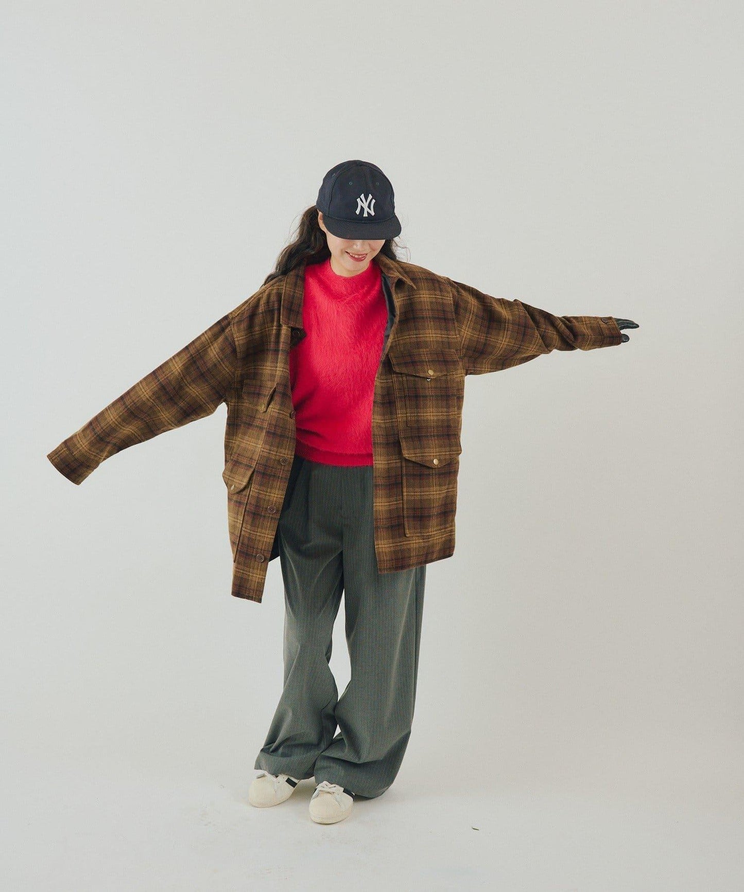 【WHIMSIC/2尺碼可選】安哥拉羊毛混紡長毛針織套頭衫