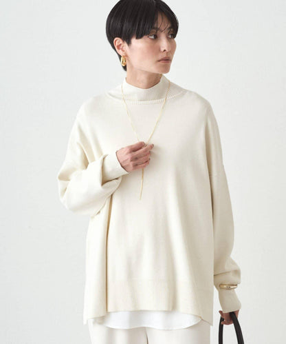 全針高領針織衫