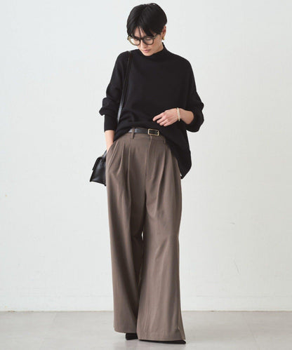 全針高領針織衫