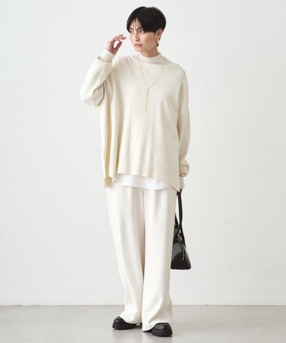 全針高領針織衫