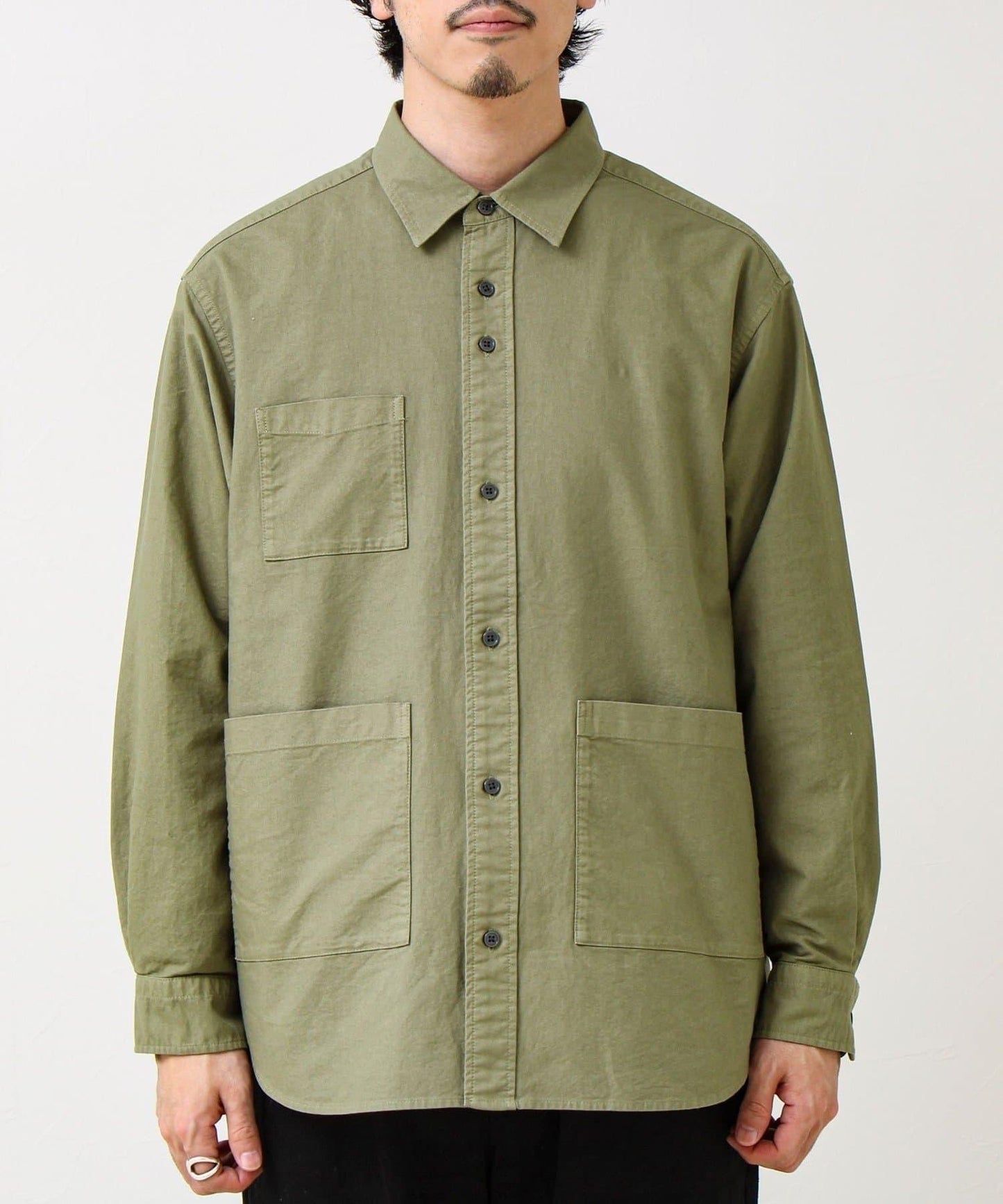 【多功能襯衫】鴨嘴口袋襯衫