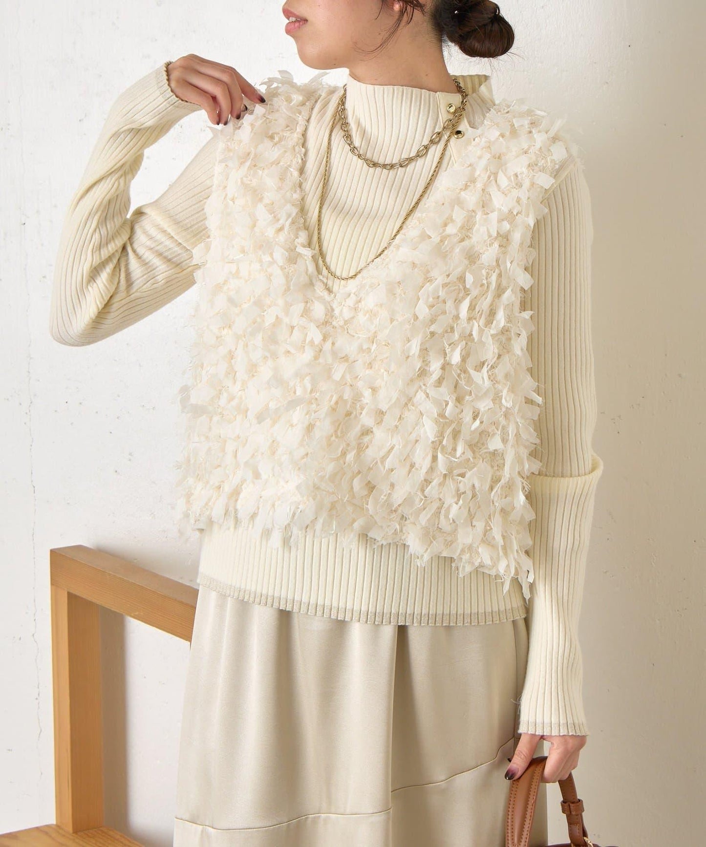 蝴蝶結流蘇馬甲