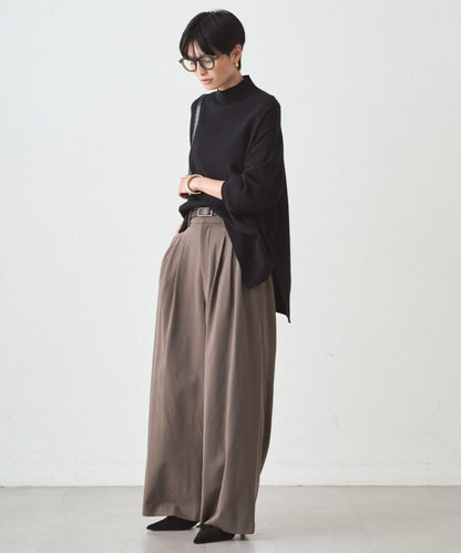 全針高領針織衫