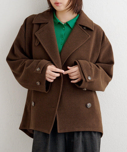 B 繭型西裝領大衣