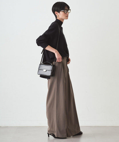 全針高領針織衫