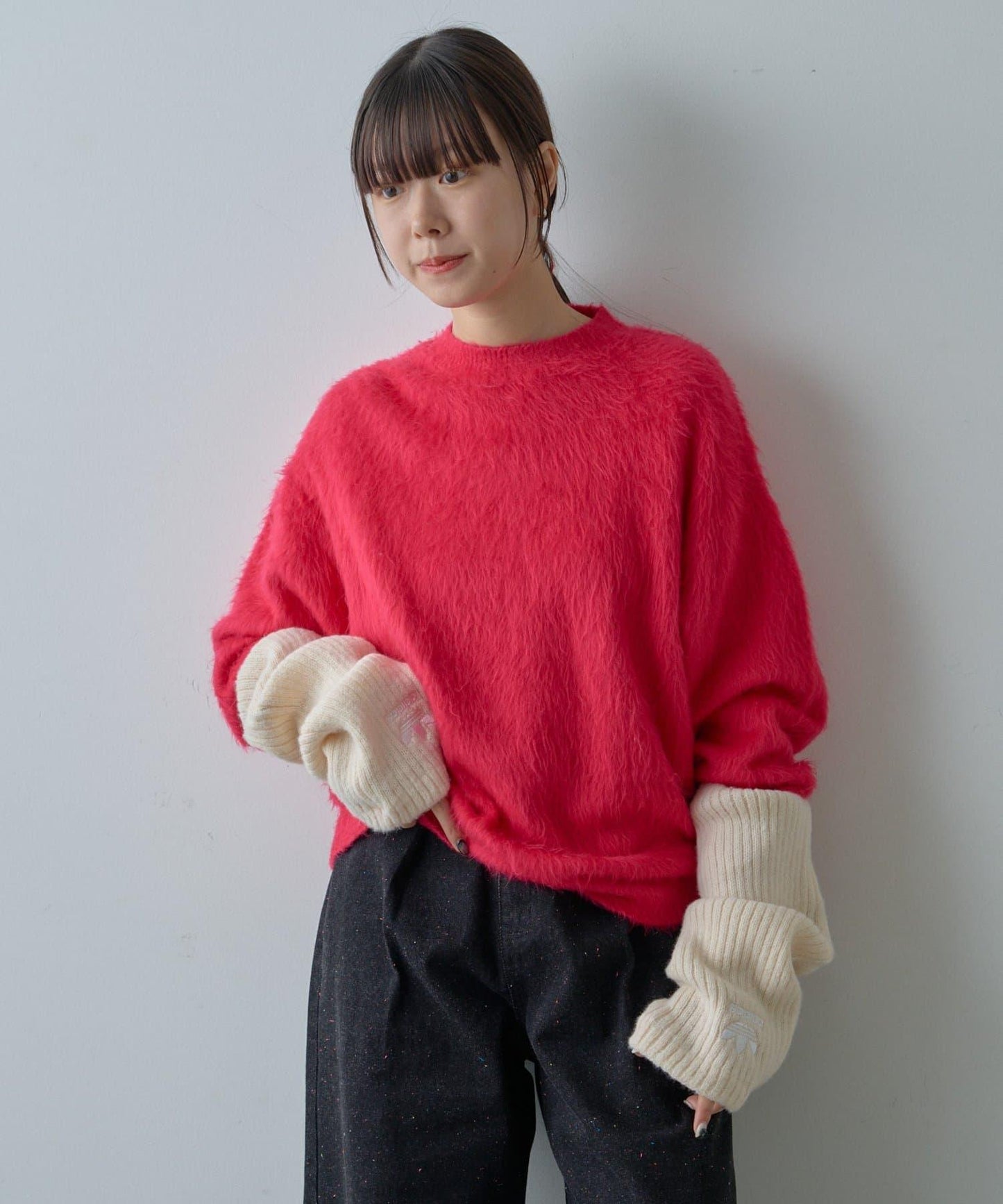 【WHIMSIC/2尺碼可選】安哥拉羊毛混紡長毛針織套頭衫