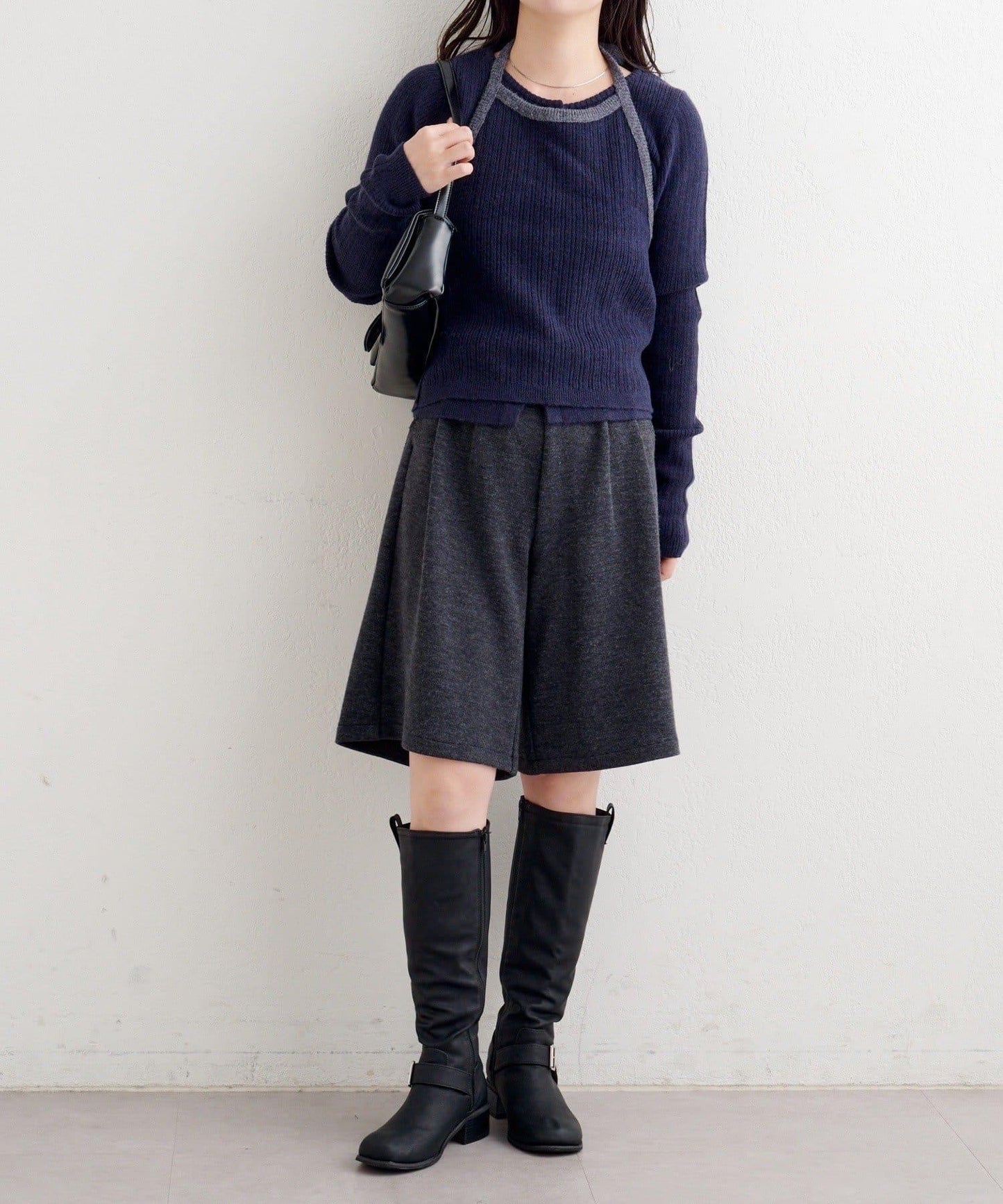 【2WAY】B 吊帶背心套裝開衫