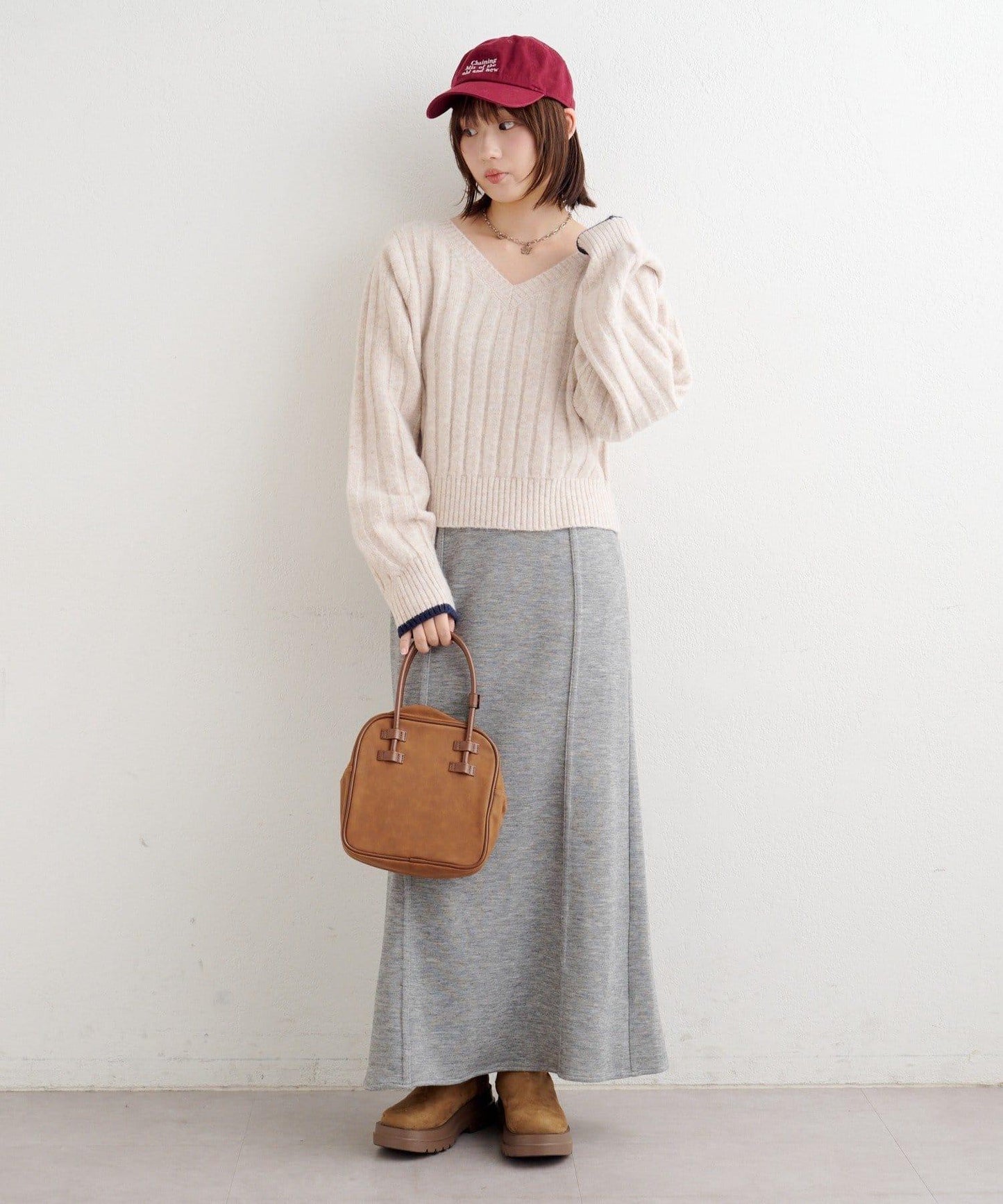 B 針織風格衛衣裙