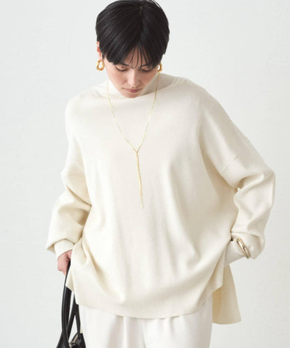 全針高領針織衫