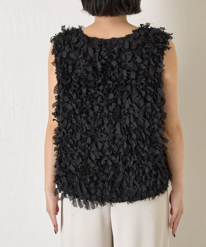 蝴蝶結流蘇馬甲