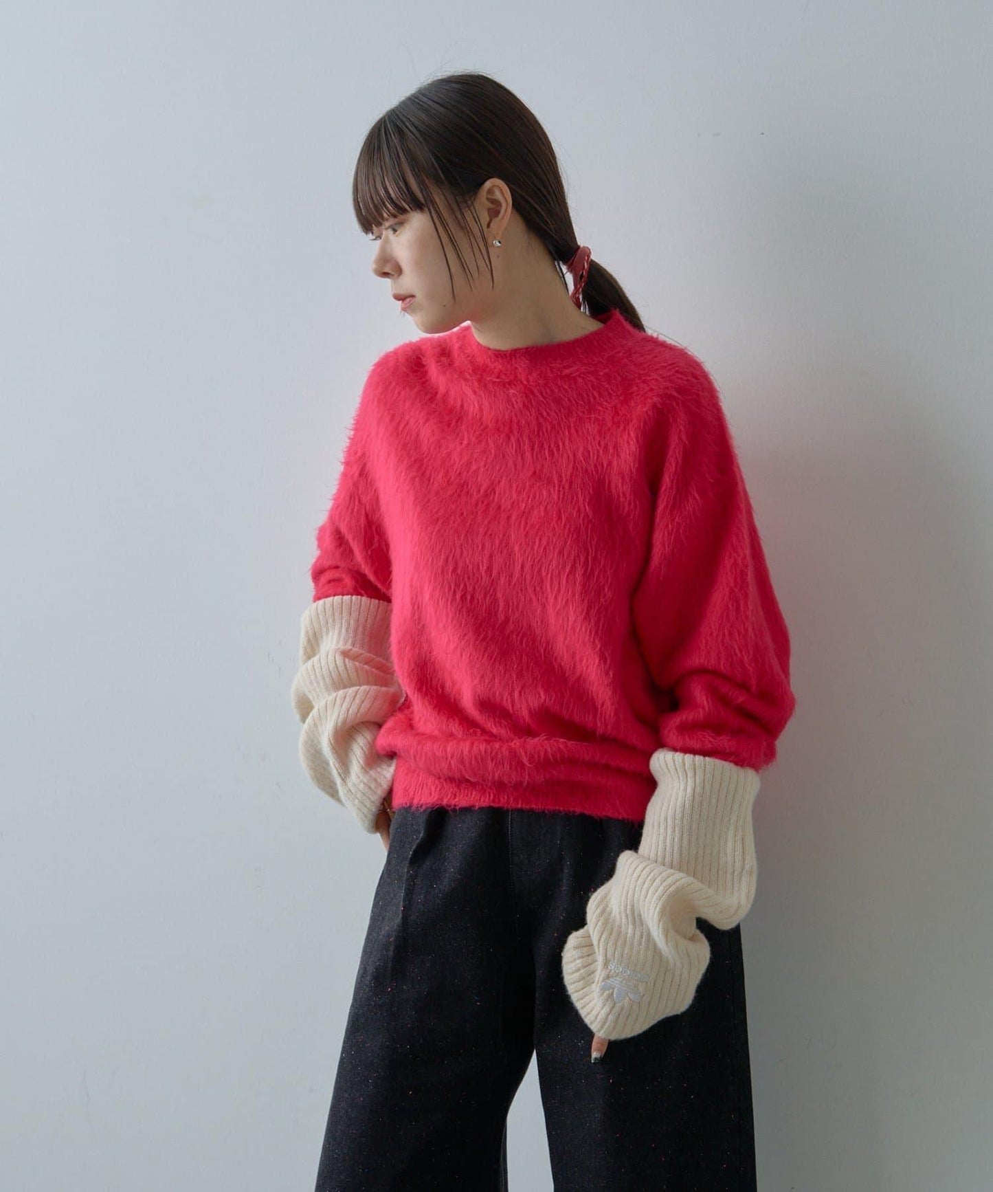 【WHIMSIC/2尺碼可選】安哥拉羊毛混紡長毛針織套頭衫