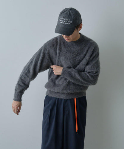 【WHIMSIC/2尺碼可選】安哥拉羊毛混紡長毛針織套頭衫