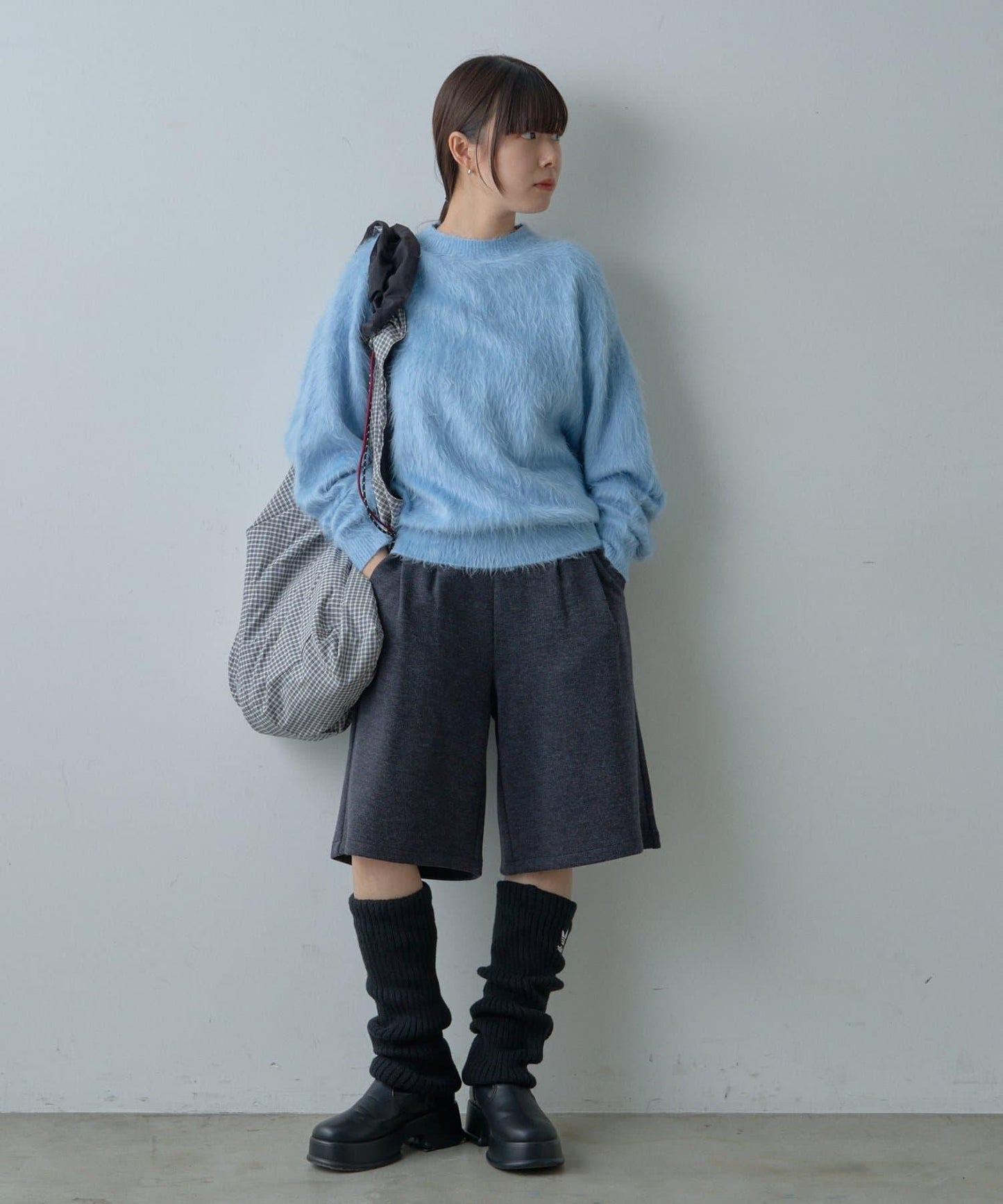 【WHIMSIC/2尺碼可選】安哥拉羊毛混紡長毛針織套頭衫